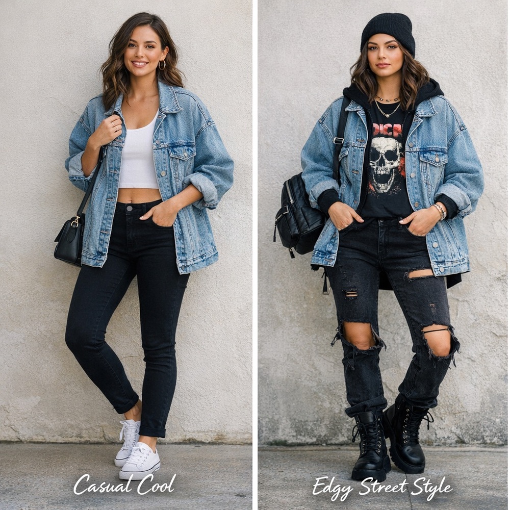Light Blue Denim Jean Jacket